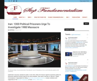 Stopfundamentalism.com(Mek & Iran news and analysis) Screenshot