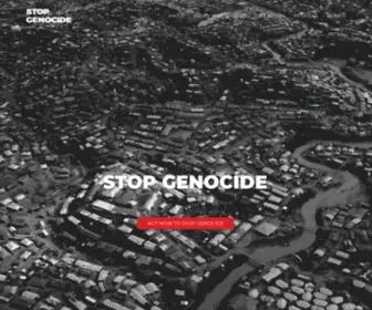 Stopgenocide.org(Stop Genocide) Screenshot