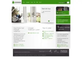Stopindbrud.dk(Stop indbrud før det sker) Screenshot