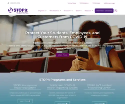 Stopitcyberbully.com(Stop Cyberbullying Mobile App & Anti Cyberbullying Program for Students) Screenshot