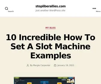 Stopliberallies.com(Stop Liberal Lies) Screenshot