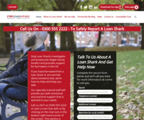 Stoploansharks.co.uk(Stop Loan Sharks) Screenshot