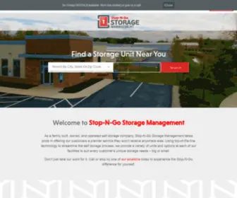 StoPNGostorage.com(Stop-N-Go Storage Management) Screenshot