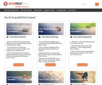 Stoppestinfo.com(Pest Control Blog) Screenshot