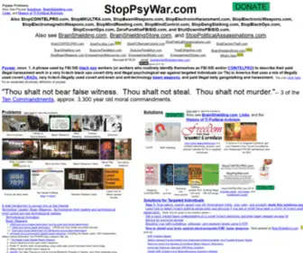 Stoppsywar.com(Also) Screenshot