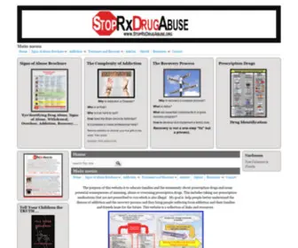 StoprxDrugabuse.org(StopRxDrugAbuse) Screenshot