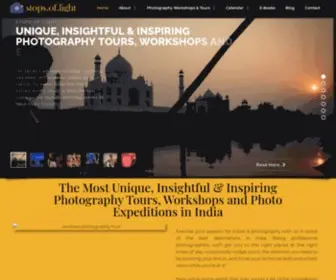 Stopsoflight.com((home) India Photography Tours) Screenshot