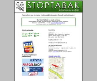 Stoptabak.cz(Elektronická cigareta STOPTABAK) Screenshot