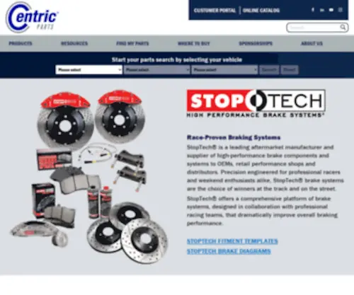 Stoptech.com(Stoptech) Screenshot