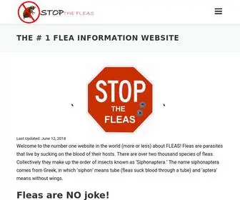 Stopthefleas.com(The # 1 Flea Information Website) Screenshot