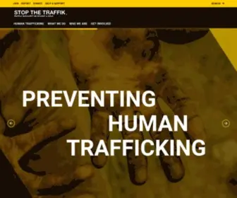Stopthetraffik.org(STOP THE TRAFFIK) Screenshot