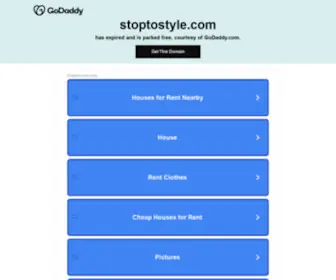 Stoptostyle.com(Create an Ecommerce Website and Sell Online) Screenshot