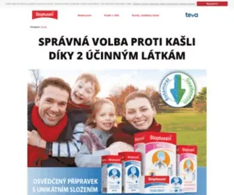 Stoptussin.cz(Proti kašli) Screenshot