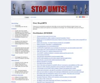 Stopumts.nl(UMTS GSM DECT C2000 WiFi WLAN) Screenshot