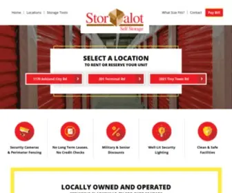 Stor-Alot.com(Self Storage in Clarksville) Screenshot