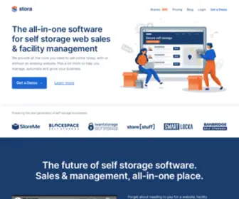Stora.co(Self storage web sales) Screenshot