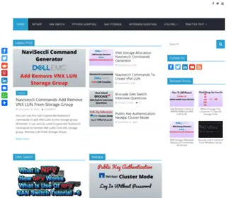 Storage-Admin.com(Become A Storage Expert) Screenshot