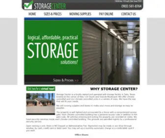 Storage-Center.com(Your Secure and Convenient Self) Screenshot