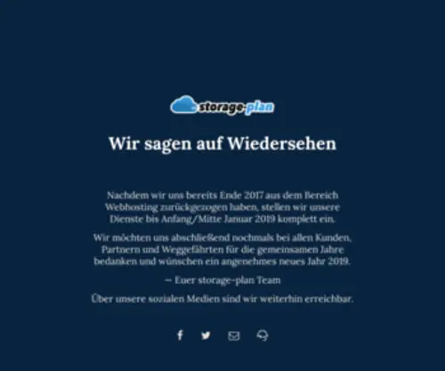 Storage-Plan.org(Webhosting Solutions) Screenshot