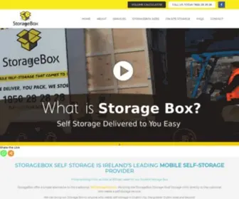 Storagebox.ie(StorageBox Self Storage) Screenshot