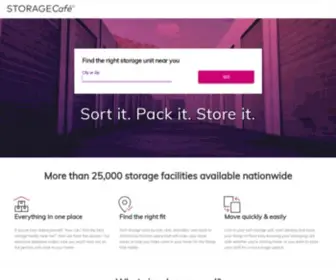 Storagecafe.com(Find storage units near you. storagecafe) Screenshot
