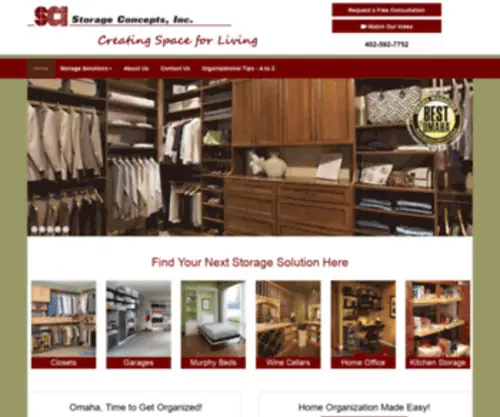 Storageconceptsinc.com(Storageconceptsinc) Screenshot