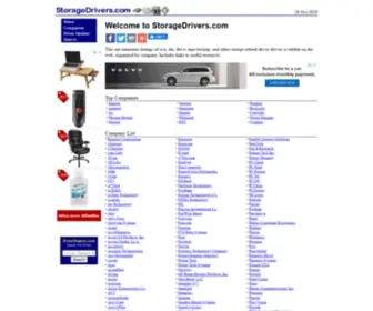 Storagedrivers.com(Storage Drivers (scsi drivers) Screenshot