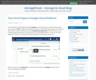 Storagefreak.net(Storage & cloud blog) Screenshot