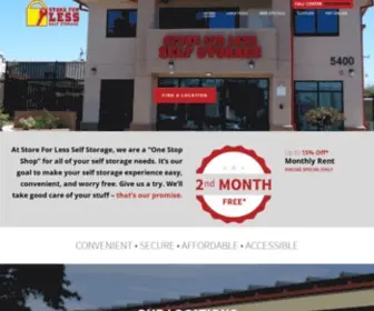 Storagelongbeach.com(Long Beach Self Storage) Screenshot