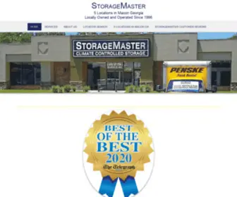 Storagemaster.biz(Self Storage and Climate Controlled Storage in Macon GA) Screenshot