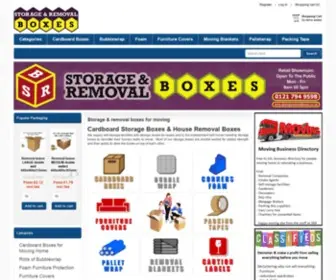 Storageremovalboxes.co.uk(Storage & removal boxes for moving) Screenshot