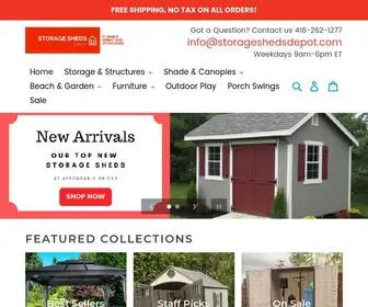 Storageshedsdepot.com(Storageshedsdepot) Screenshot