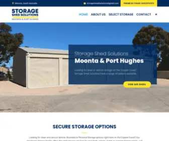 Storageshedsolutions.com.au(Storage Shed Solutions Moonta & Port Hughes) Screenshot