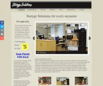 Storagesolutions.com(Storage Racks) Screenshot