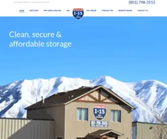 Storagespanishfork.com(Storage units spanish fork) Screenshot