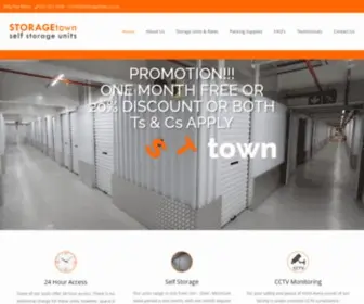 Storagetown.co.za(STORAGEtown) Screenshot