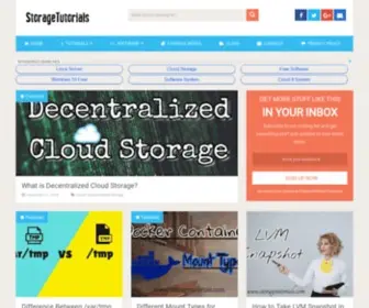 Storagetutorials.com(Storage Tutorials) Screenshot