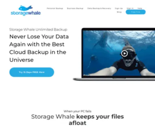 Storagewhale.com(Storage Whale) Screenshot