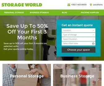 Storageworld.ie(Self Storage Units Dublin City) Screenshot