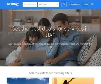 Storat.com(The best place to book appointments with upscale services merchants in UAE) Screenshot
