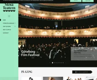 Storateatern.se(Stora Teatern) Screenshot