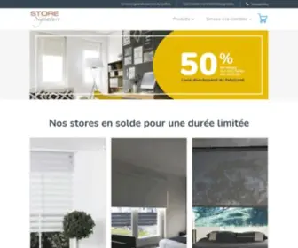 Store-Signature.com(Rabais sur toiles et stores sur mesure) Screenshot