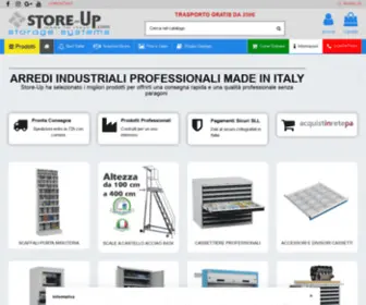Store-UP.com(Store-Up Arredi Professionali per Industria e Officina Made in Italy) Screenshot