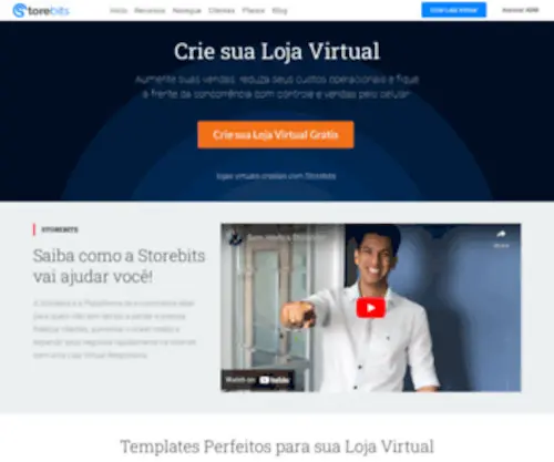 Storebits.com.br(Criar e Montar Loja Virtual Grátis Profissional com PagSeguro) Screenshot