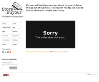 Storebuyout.com(Store Buyout) Screenshot