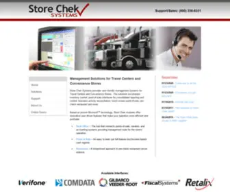 Storechek.com(Store Chek Systems) Screenshot