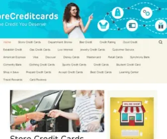 Storecreditcards.org(Store credit cards) Screenshot