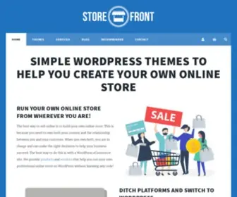 Storefrontthemes.com(Storefront Themes) Screenshot