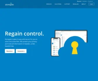 Storegate.com(Secure Online Backup & Cloud File Sharing in Team) Screenshot