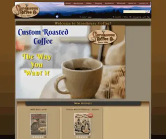 Storehousecoffee.com(Storehouse Coffee Co) Screenshot